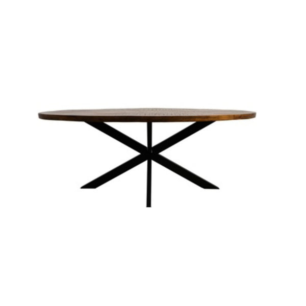 online Table Strong Oval 240 en chêne noir