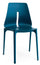 Chaise Lagos en polypropylène bleu pétrole