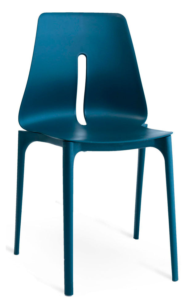 Chaise Lagos en polypropylène bleu pétrole acquista