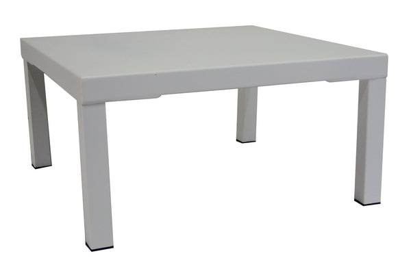 acquista Table basse de jardin 60x60xH30 cm en métal Modas blanc