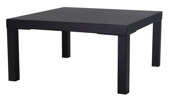 Table basse de jardin 80x60xH30 cm en métal Modas noir prezzo