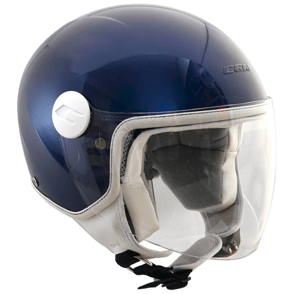 Casque Demi-Jet Enfant Visière Longue CGM Magic Mono 205A Bleu Métallique Différentes Tailles acquista