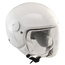 Casco Demi-Jet per Bambini Visiera Lunga CGM Magic Smile 205S Bianco Varie Misure-2