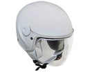 Casco Demi-Jet per Bambini Visiera Lunga CGM Magic Smile 205S Bianco Varie Misure-3