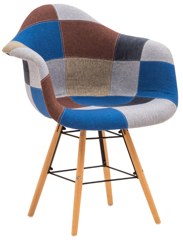 acquista Fauteuil rembourré 80x64x59 cm en tissu Patchwork Roma 3 Plus