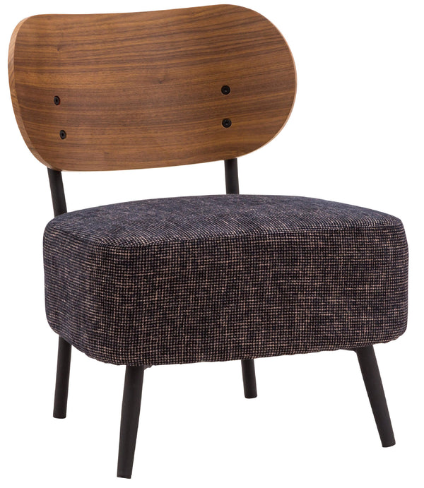 Fauteuil Rembourré 58x64x72 cm en Bois et Tissu Ora Nera acquista