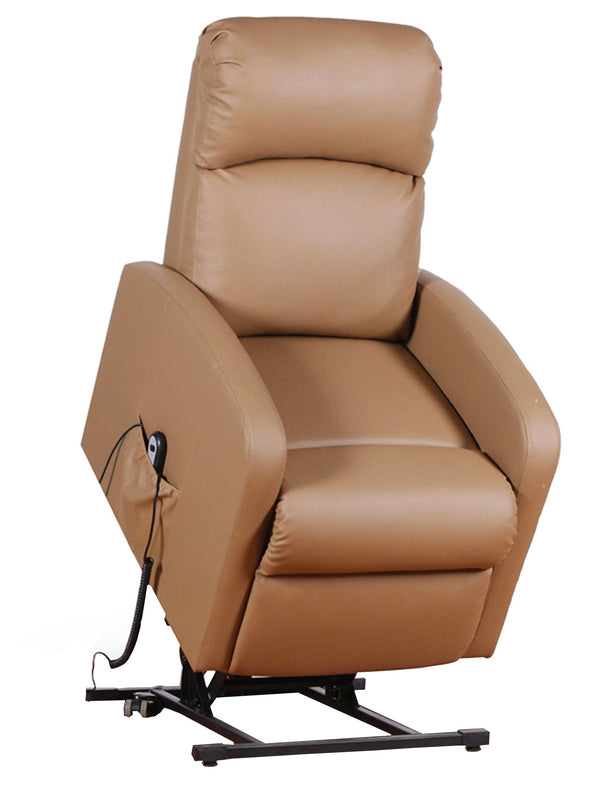 prezzo Fauteuil releveur électrique 1 moteur de massage inclinable en simili cuir gris tourterelle