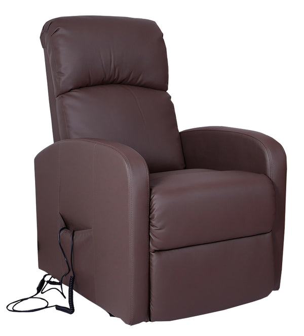 Fauteuil élévateur électrique de massage inclinable à 1 moteur en simili cuir de boue prezzo