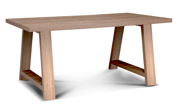 prezzo Table Rectangulaire 180x85x75 cm en Bois d'Orme Melody Dark