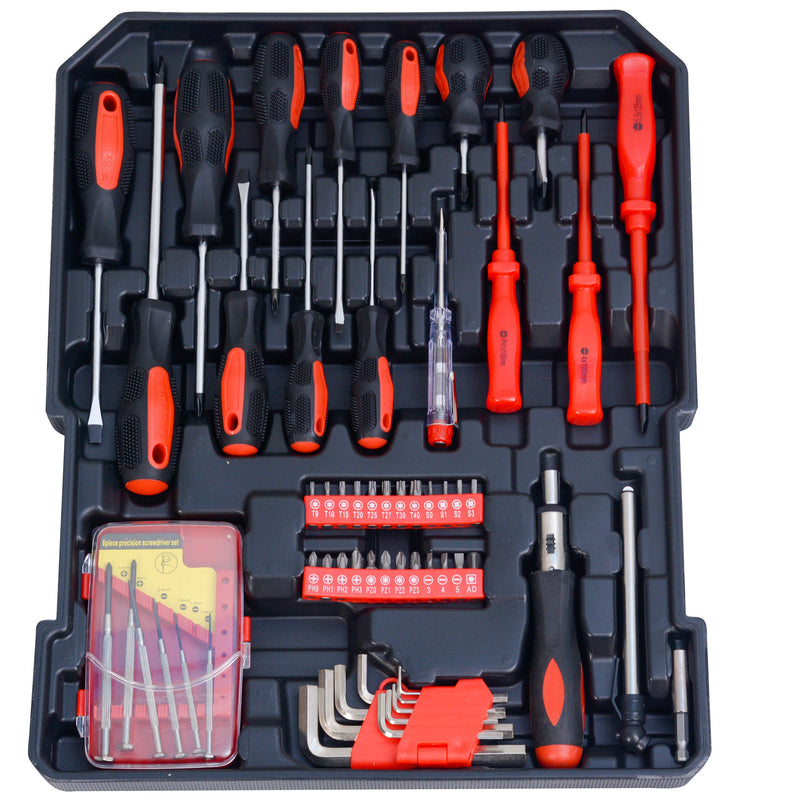 Cassetta Attrezzi da Officina con Trolley 826 Pezzi 4 Scomparti Easy Tools-3