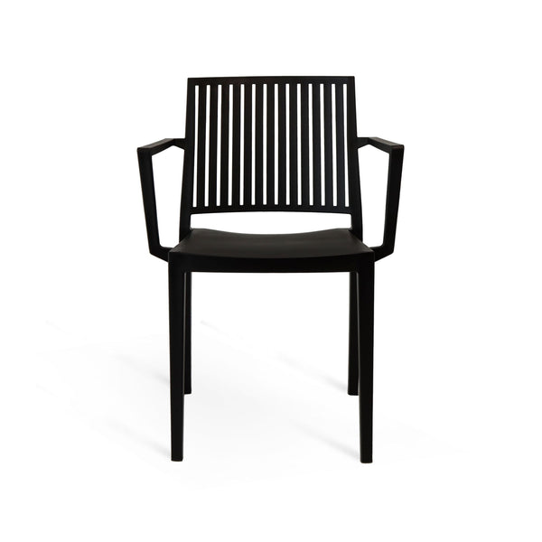 Fauteuil Tavira en polypropylène noir prezzo