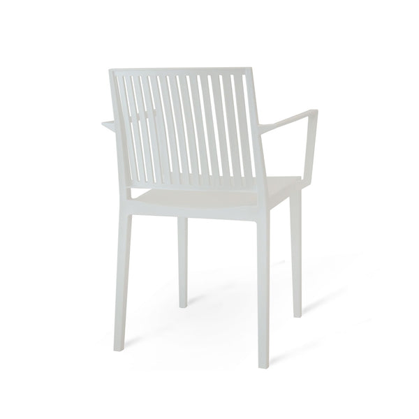 online Fauteuil Tavira en polypropylène blanc