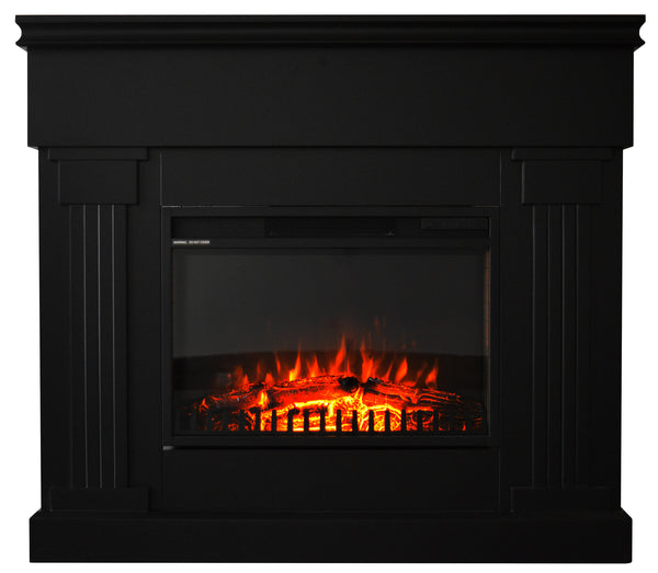 prezzo Cheminée de Sol Électrique Effet Flamme Varma 1500W Noir