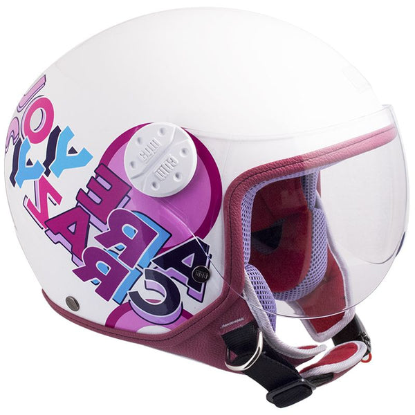 Casque Demi-Jet Enfant CGM Sport 205G Visière Forme Fuchsia sconto