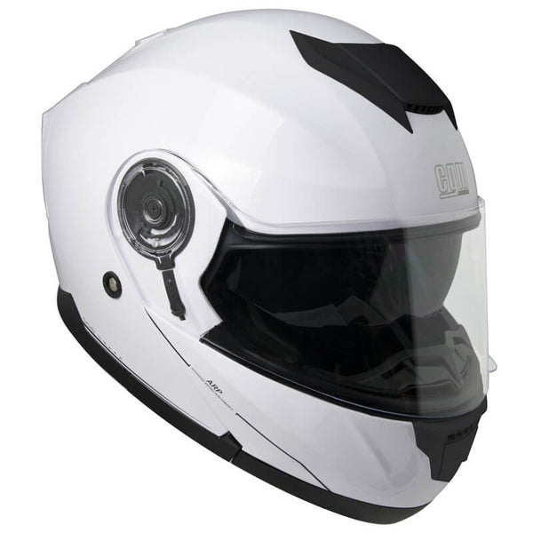 sconto Casque Intégral pour Scooter Visière Longue CGM Osaka 506A Blanc Différentes Tailles