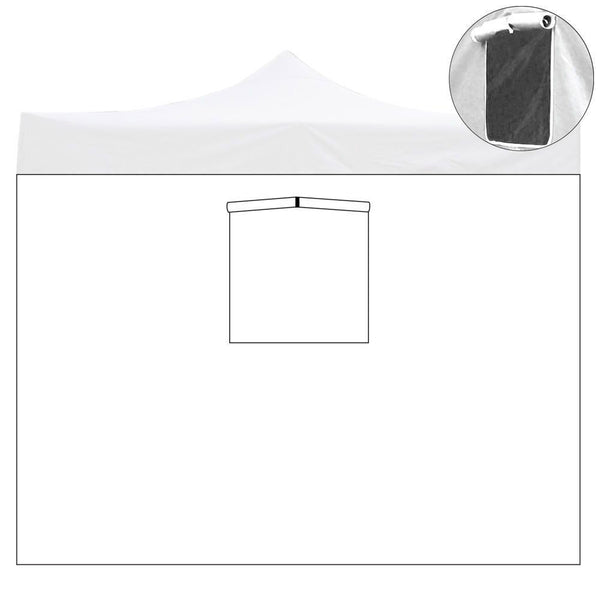 Housse latérale de remplacement pour tonnelle pliante 2x2m étanche avec fenêtre de remplacement Blanc prezzo