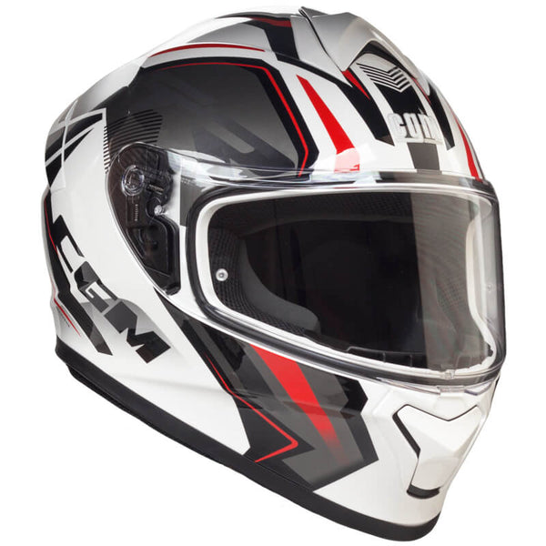 Casque Intégral pour Scooter Visière Longue CGM Suzuka 301G Blanc Différentes Tailles online