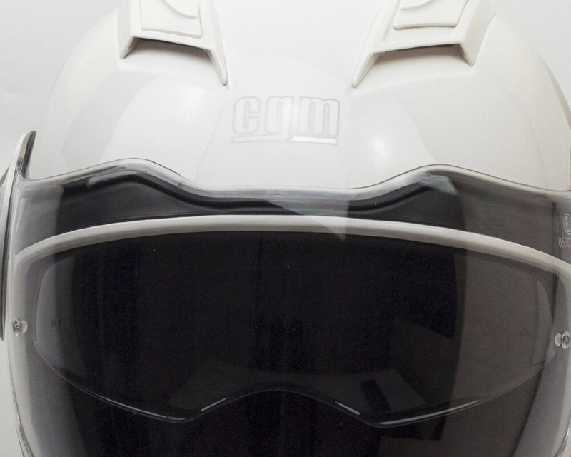 Casco Jet per Scooter Visiera Lunga CGM Illinois 129A Bianco Varie Misure-3