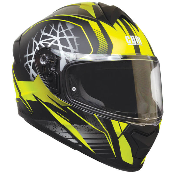 Casque Intégral pour Scooter Visière Longue CGM Montegi 301S Mat Jaune Fluo Différentes Tailles online