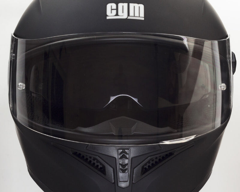 Casco Integrale per Scooter Visiera Lunga CGM Tampere 316A Nero Opaco Varie Misure-3