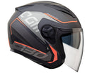 Casco Jet per Scooter Visiera Lunga CGM Apache 130S Arancione Opaco Varie Misure-5