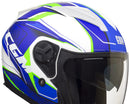 Casco Jet per Scooter Visiera Lunga CGM Mayer 130X Blu Opaco Varie Misure-3