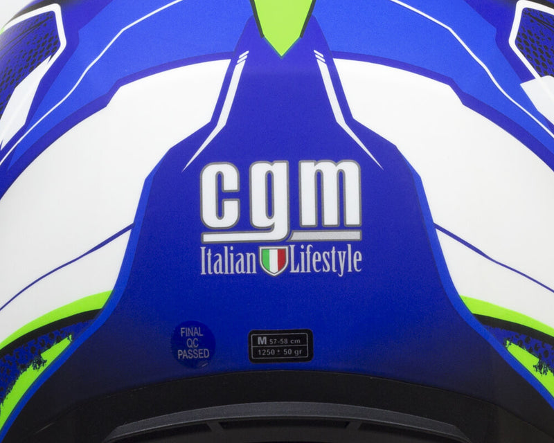 Casco Jet per Scooter Visiera Lunga CGM Mayer 130X Blu Opaco Varie Misure-4