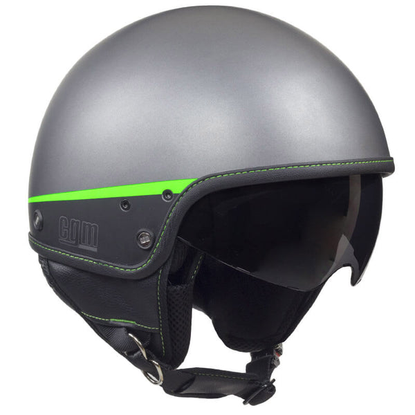 online Casque Demi-Jet pour Scooter CGM Granada 105G Titane Mat Différentes Tailles