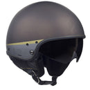 Casco Demi-Jet per Scooter CGM Granada 105G Marone Opaco Varie Misure-1