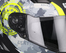 Casco Integrale per Scooter Visiera Lunga CGM Bullet 317S Giallo Fluo Opaco Varie Misure-6