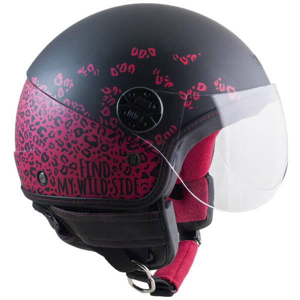 online Casque Jet pour Scooter CGM Prague 109G Visière Forme Noir Mat Différentes Tailles