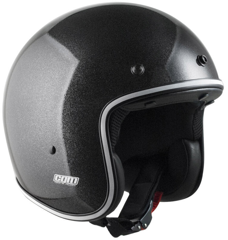 Casco Jet per Scooter CGM Diamond 170Y Nero Glitter Varie Misure-1