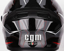 Casco Integrale per Scooter Visiera Lunga CGM Tampere Mach 2 316G Nero Varie Misure-4