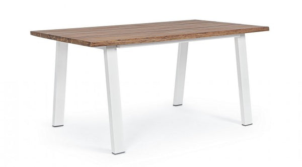 online Table à Manger 160x90x76 cm en Acier et Bois