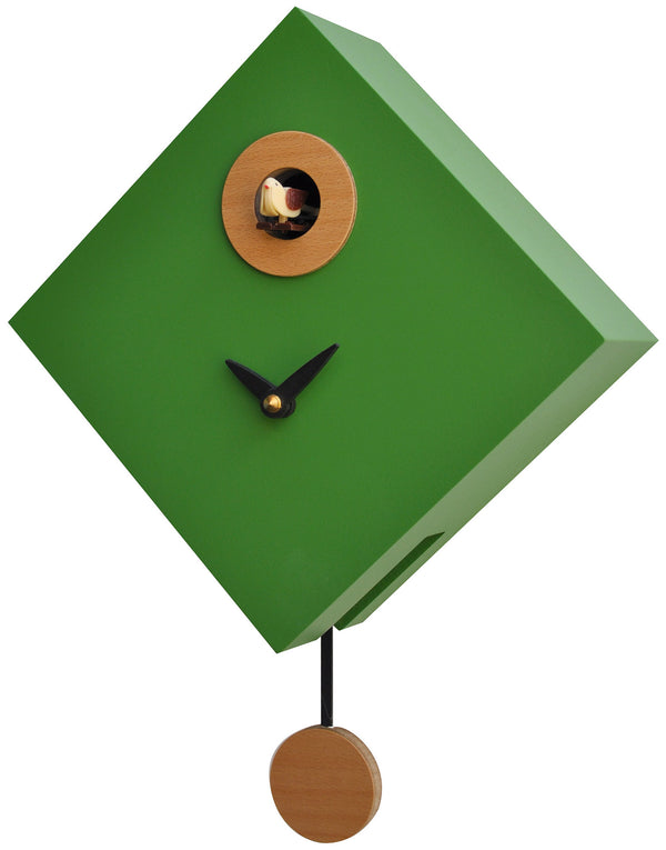 Horloge Murale Coucou 25x25x11cm Pirondini Italia Rombino Verde online