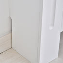 Copritermosifone in Legno MDF Bianco 152x19x81 cm -9