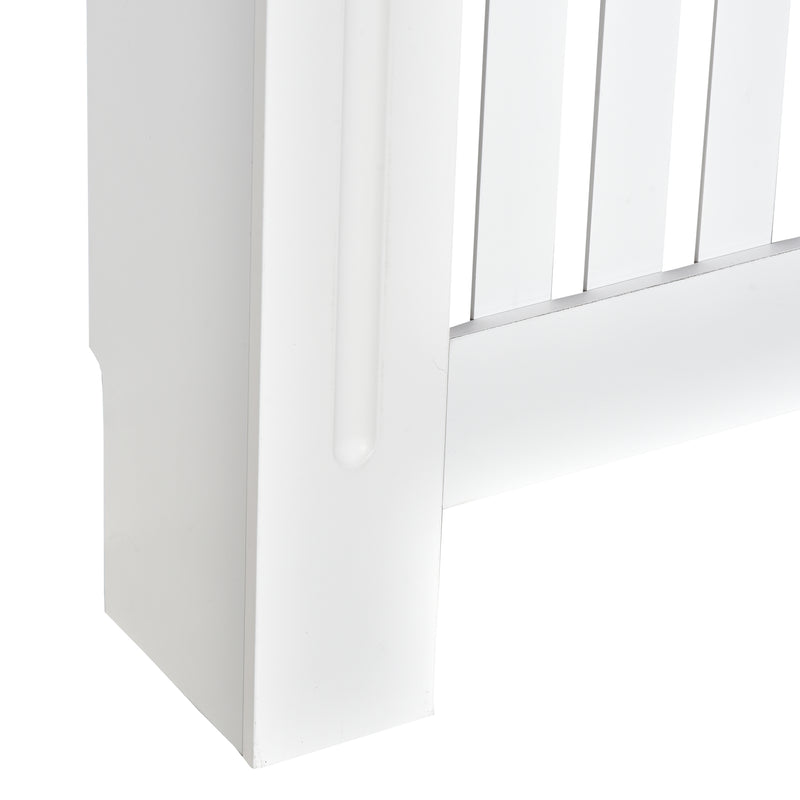 Copritermosifone in Legno MDF Bianco 172x19x81 cm -8