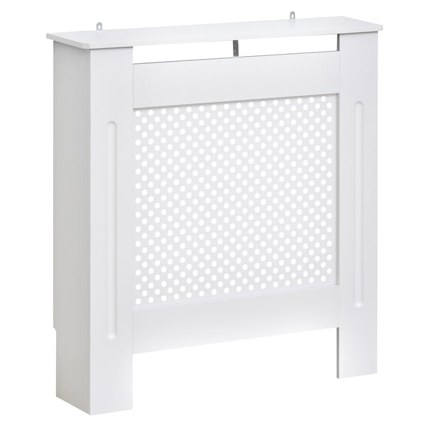 prezzo Cache-radiateur Grille Bois Blanc 78x82x19 cm