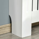 Copritermosifone 78x19x83 cm in MDF e Legno Truciolare Bianco-8