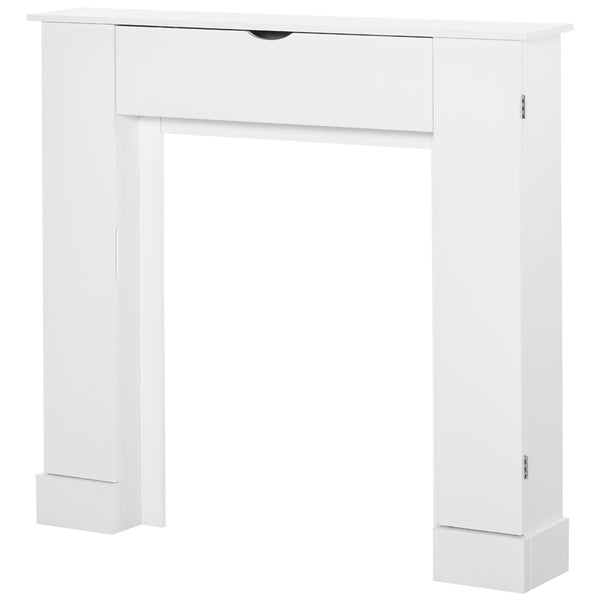 acquista Cadre de Cheminée 107x18x100 cm en Bois MDF Blanc