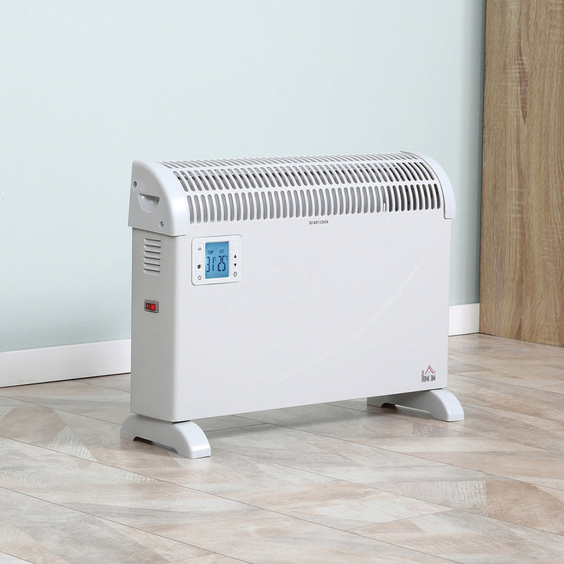 Termoventilatore da Parete o Appoggio 2000W 58,5x20x43 cm Bianco-2