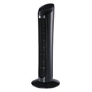 Ventilatore a Colonna Oscillante 45W 27x27x75 cm  WindPlus Nero-1