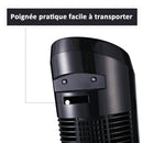 Ventilatore a Colonna Oscillante 45W 27x27x75 cm  WindPlus Nero-6