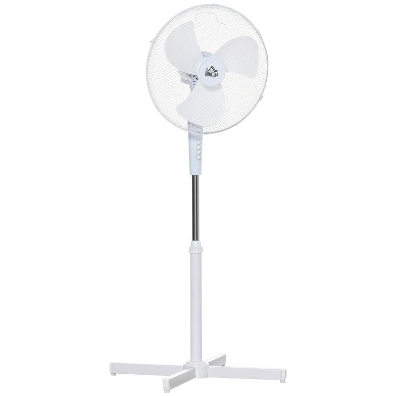 Ventilatore a Piantana 60x60x90-120 cm 3 Velocità Bianco-1