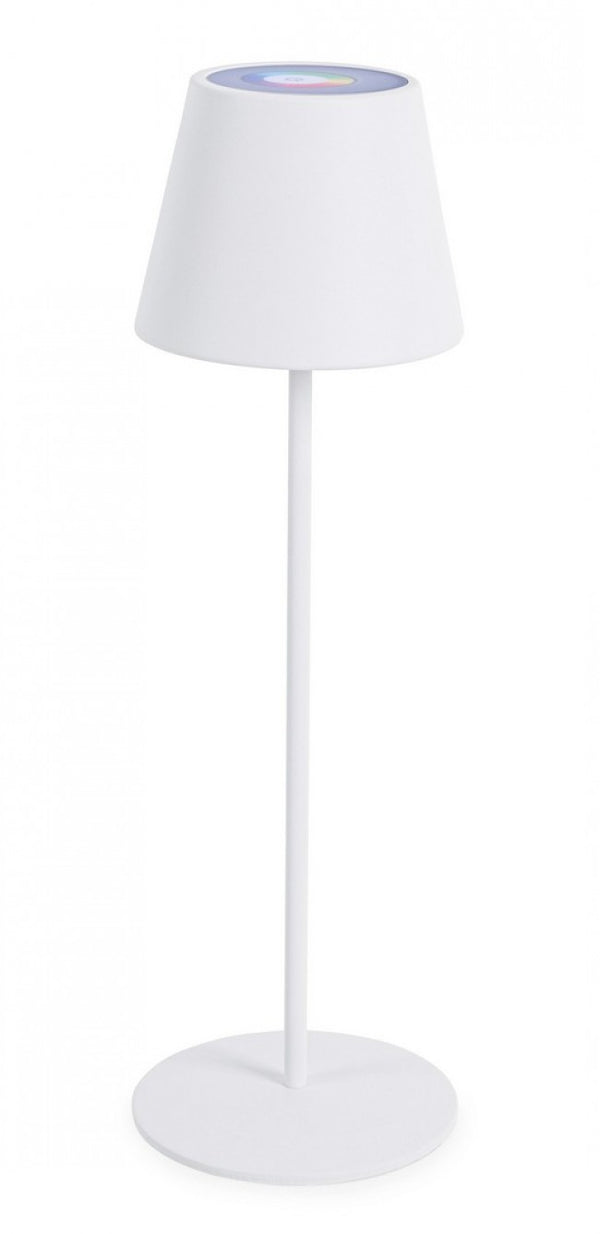 online Lampe de Table Ø12x38 cm en Acier Blanc