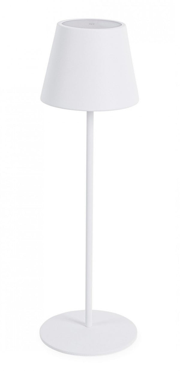 Lampe de Table Ø12x38 cm en Acier Blanc acquista