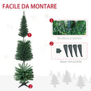 Albero di Natale Artificiale 180 cm 390 Rami Folti Verde -7