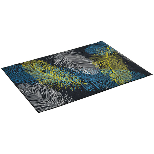 sconto Tapis Moderne pour Intérieurs 200x140 cm en Polyester Velours Effet Plume