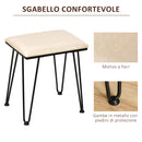 Consolle Trucco 2 Cassetti 80x40x136 cm con Specchio e Sgabello Noce-7