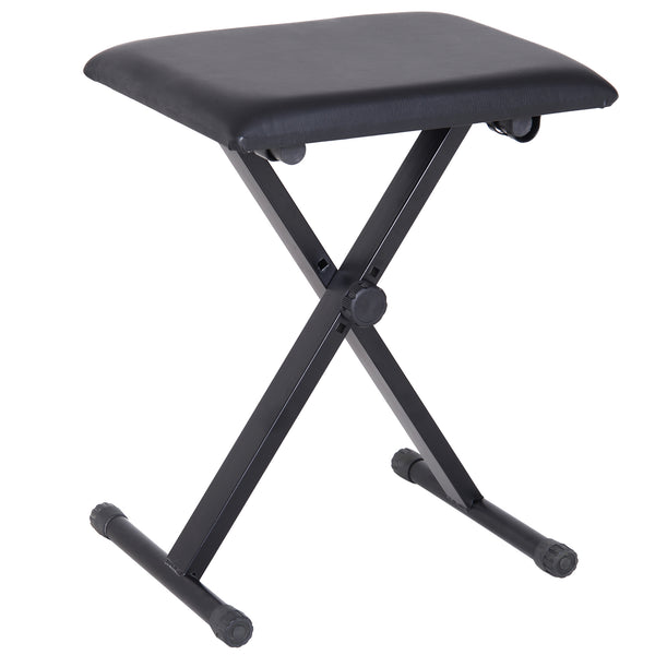 Banc de Tabouret de Piano Pliable Rembourré avec Hauteur Réglable Noir 39x29x51 cm prezzo